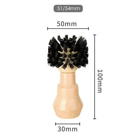 

51mm 54mm 58mm Coffee Grinder Cleaning Brush Solid Wood Handle Espresso Portafilter Tamper Accessories Machine Basket Clean Tool