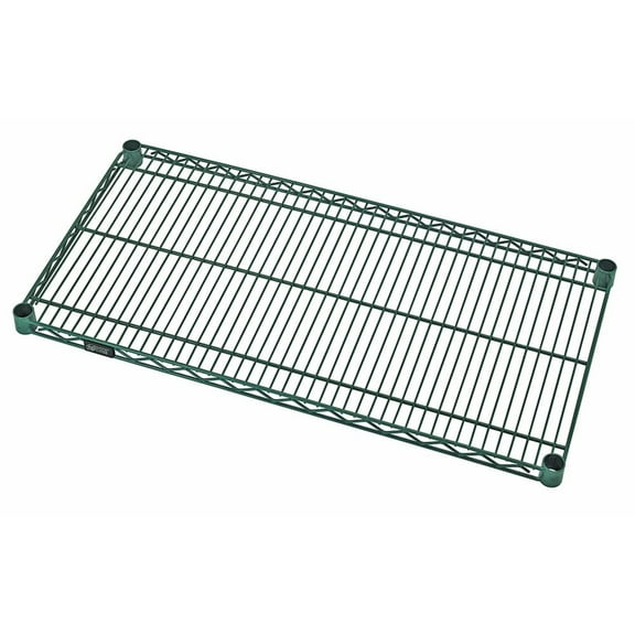 Quantum Storage Systems 2142P Wire Add-On Shelf Green Epoxy 42" W x 21" D