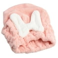 thumbnail image 3 of Chendee Super Absorbant pour Humide, Bonnet de Séchage en Microfibre-Rose, 3 of 9