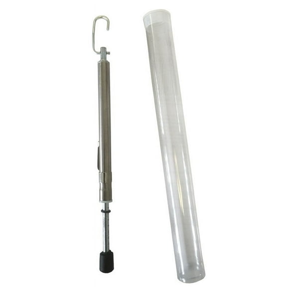 Door Pressure Gauge Push-Pull, 0-35 Lbs with Plastic Protective Tube