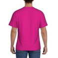 thumbnail image 3 of Vsdgher Darkmagenta Print Men's Dry Fit Mesh Athletic Shirts Moisture Wicking Tennis T-Shirt Tops, 3 of 9