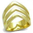 thumbnail image 1 of Women IP Gold Stainless Steel Ring with No Stone in No Stone - Size 7, 1 of 1