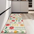 thumbnail image 4 of Pioneer Flower Floral Print Pattern Kitchen Rug Mat,Kitchen Runner Rugs Non Skid Washable,Decorative Kitchen Floor Mats for Kitchen,Sink,Laundry,17"X47", 4 of 5