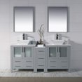 thumbnail image 6 of Sydney 72" Double w/ Vessel Sinks and Mirrors (Metal Grey), 6 of 10