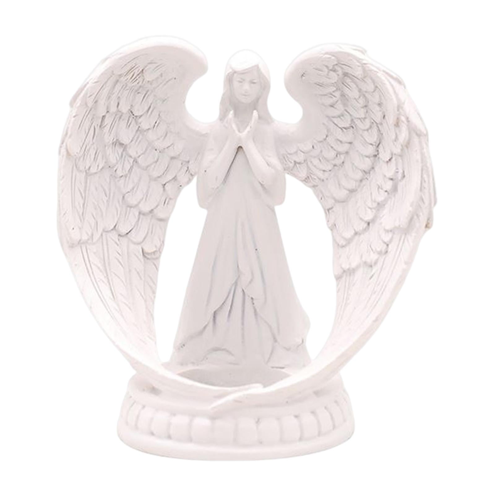 Resin Praying Angel Candle Holder, Votive for Religious, Birthday