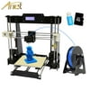 Anet A8 3D Printer Precision Reprap Prusa Kit 1.75mm 0.4mm ABS/PLA/HIPS/WOOD/PVA THINK