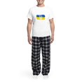 thumbnail image 5 of CafePress - I Stand With Ukraine Flag Emblem Map Patri Pajamas - Men's Light Loose Fit Cotton Pajama Set, 5 of 7