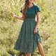 thumbnail image 1 of WILLBEST Vestido Corto De Verano Para Mujer, Estampado Floral, Informal, Para Uso Diario, Vacaciones Y Viajes., 1 of 3