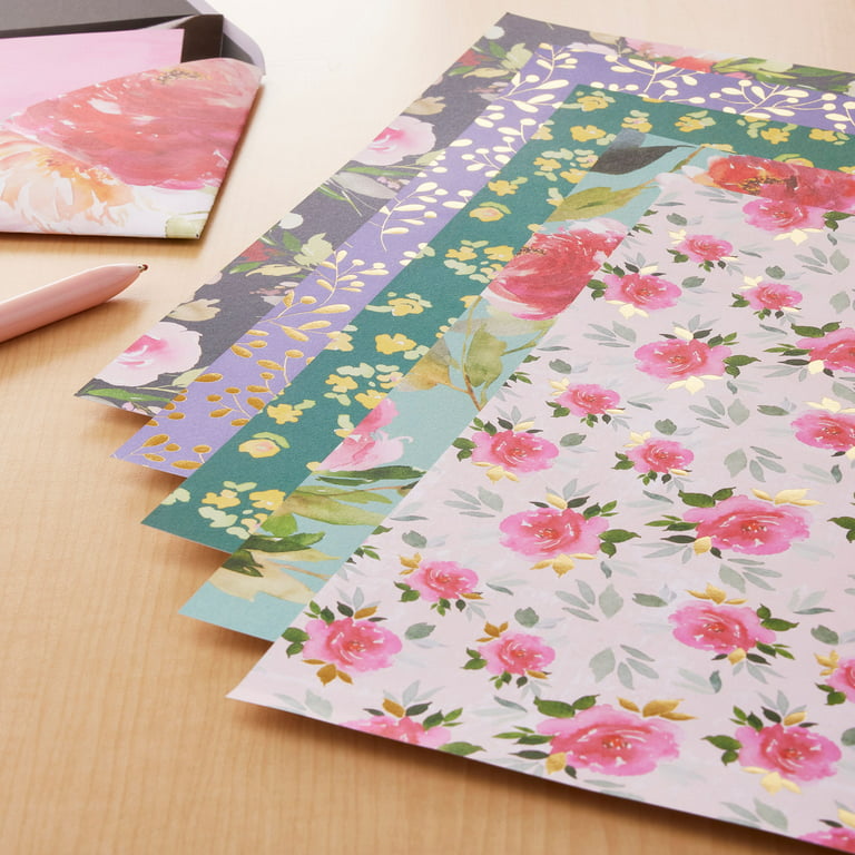 Vivid Floral Paper Pack - 12 x 12