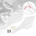 thumbnail image 4 of jinwen Motorcycle Side Windshields Wind Deflectors, Acrylic Windscreen Side Fairing High Performance, Easy Installation for R18 B Clear, 4 of 9