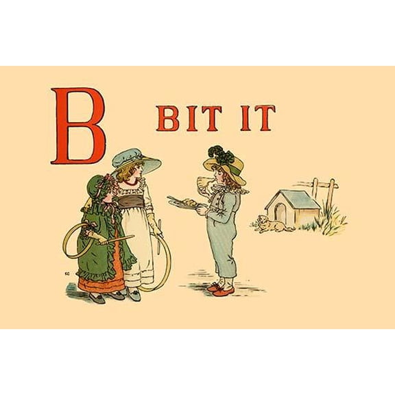 B Bit It- Fine Art Canvas Print (20" x 30")