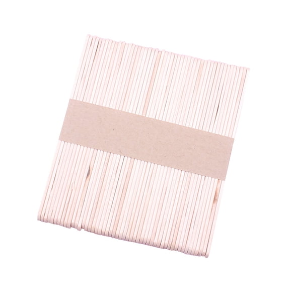 50 PCS Wooden Sticks DIY Wood Craft Sticks Wood Craft Sticks Ice Cream Sticks DIY Wood Sticks