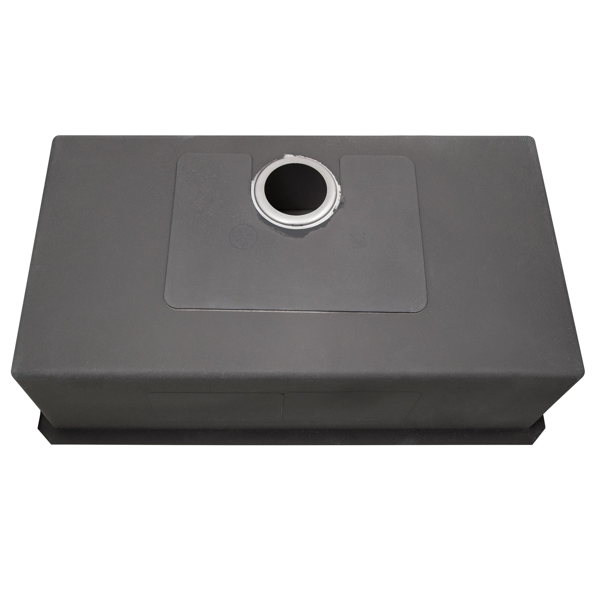 Handmade Stainless Steel Single Bowl Undermount Kitchen Sink, 32 x 18 x 10 in.