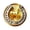 B, variant on SmartBy Brooch Pin Retro Golden Horseshoe Design Scratch Resistant Brooch Round Shape Lapel Badge Clothes Accessories