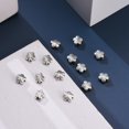 thumbnail image 4 of 100pcs style Alloy Beads Flower Antique Silver Lead Free & Cadmium Free 6x6x3mm Hole: 1mm, 4 of 4