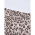 thumbnail image 6 of Women'S Y2K Leopard Print Skirts Ruched Maxi Skirt Mesh Sheer High Waisted Long Bodycon Skirt Leopard Print S, 6 of 9