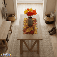 thumbnail image 5 of PMU Thanksgiving Maple Leaves Placemat 13in x 12in Fall Leaf Table Decoration For Autumn Harvest Holiday Party, 5 of 9