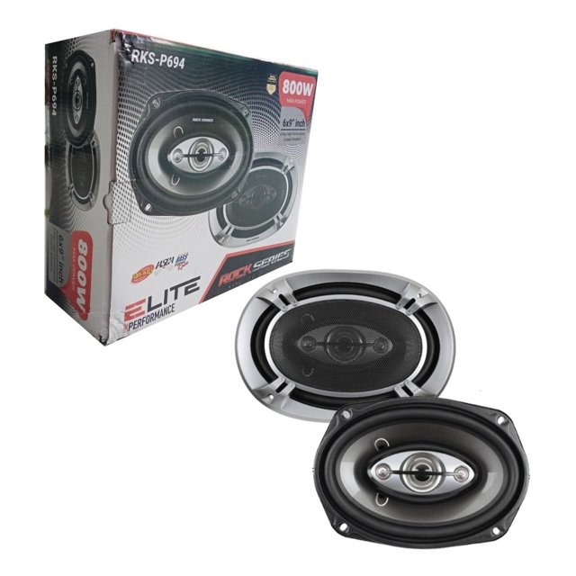 Bocinas Coaxiales Rock Series RKS-P694 280 Watts 6x9 Pulgadas 4 Vías 70 Watts RMS Rock Series RKSP694