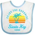 thumbnail image 3 of Inktastic Summer Enjoy the Sunshine Siesta Key Florida in Blue Boys or Girls Baby Bib, 3 of 4