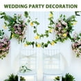 thumbnail image 6 of LOLIPPYY Yellow Silk Flower Garland Set for Elegant, Romantic Home Decor and Stylish Interior Design, 6 of 8
