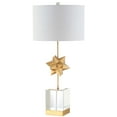 thumbnail image 7 of Estelle 32" LED Metal/Crystal Table Lamp, Clear/Gold Leaf, 7 of 7