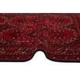 thumbnail image 2 of Grodig Red Oriental Acrylic Area Rugs for Living Room Jacquard Textured Modern Rugs Soft Geometric Rug for Bedroom Washable Rug Non-Slip Bohemian Carpet Perfect for Dining Room Office Beige, 2 of 5