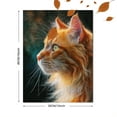 thumbnail image 3 of Ginger Cat Canvas Print, Cat Portrait Wall Art for Living Room Bedroom Office Cafe Hotel Home Decor, 3 of 8