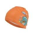 thumbnail image 6 of Unique Bargains 1 Pc Knitted PU Cartoon Crocodile Swim Cap Orange, 6 of 6