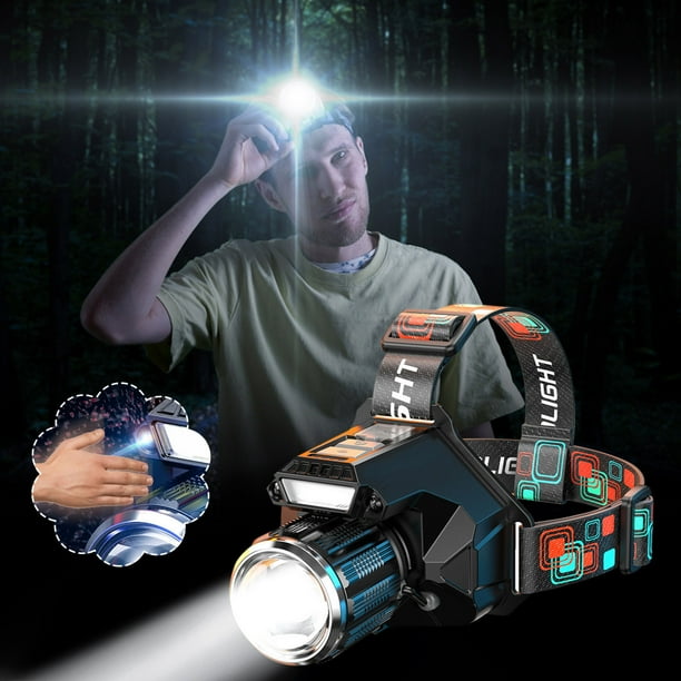 best rechargeable head flashlight Staaricc Super Bright Headlamp High Lumen/Head lamp for Adults free attachment to metal surfaces GloworPath Headlamp Rechargeable, Ultra Bright
