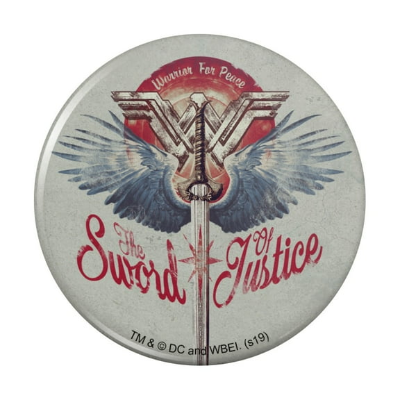 Wonder Woman Movie Sword of Justice Pinback Button Pin