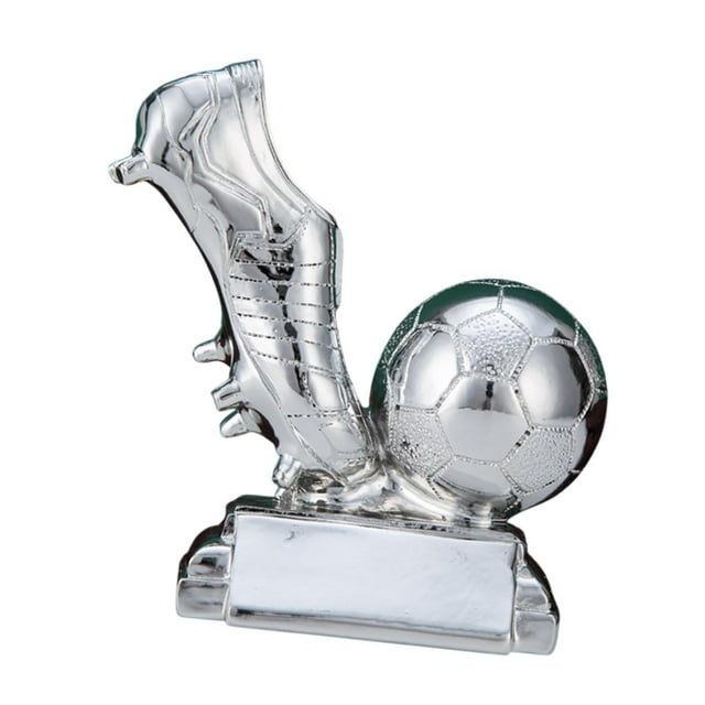 Trofeo de fútbol, bota de fútbol, estatua decorativa, adorno de escritorio, trofeo de resina para Platero