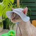 thumbnail image 4 of Minzimin Pet hat with Ear Holes Sunscreen Baseball Cap Suitable for Small and Medium-Sized Dogs Outdoor Climbing hat in Summer Pet Products  1Pack, 4 of 6