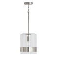 thumbnail image 2 of Capital Lighting 1-Light Pendant in Polished Nickel with Clear Glass, 2 of 2