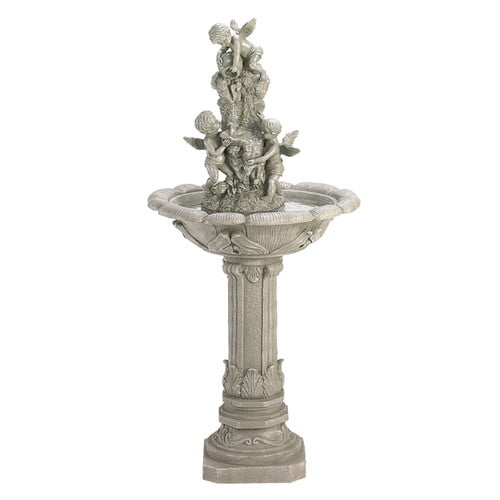 Zingz & Thingz Polyresin Frolicking Cherub Polyresin Fountain by Zingz & Thingz