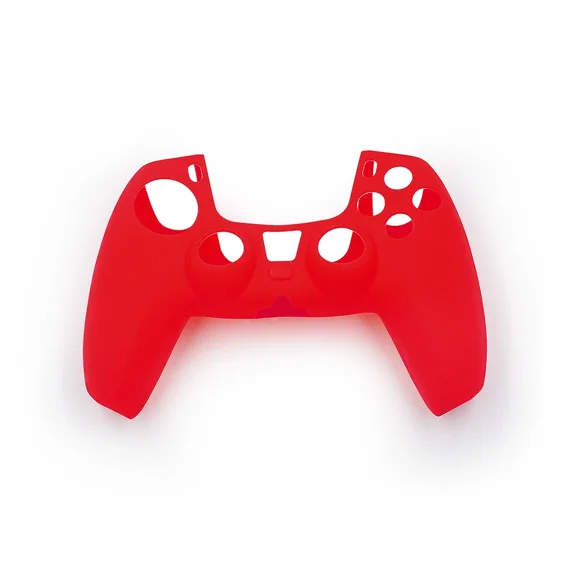 For PlayStation PS5 Controller Silicone Case Skin Protective Cover Joystick Thumb Stick Grips Anti-Slip Cap (Red1)