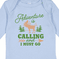 thumbnail image 4 of Inktastic Vintage Adventure is Calling and I Must Go with Moose Boys or Girls Long Sleeve Baby Bodysuit, 4 of 5