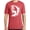 Red Frost, variant on Manu Bay Surf Company Mens WHITE SHARK Surfer Triblend T-shirt, Extra Small Red Frost