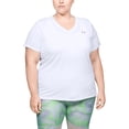 thumbnail image 1 of Camiseta Under Armour para Mujer UA Tech™ Cuello en V Blanca Talla LG, 1 of 6