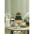 thumbnail image 3 of Serene Spaces Living Small Gold Square Metal Lantern, 4.4" Dia & 10.23" Tall, 3 of 5