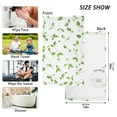 thumbnail image 2 of Green Leaf Cotton Face Towels Absorbent Hand Towel Soft Bathroom Towel for Kitchen Hotel Decoration, 2 of 7
