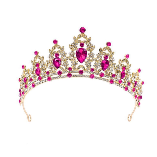 ZOUBAOQ Birthday Crown Set Birthday Tiara Kit Gift Birthday Metal Decoration