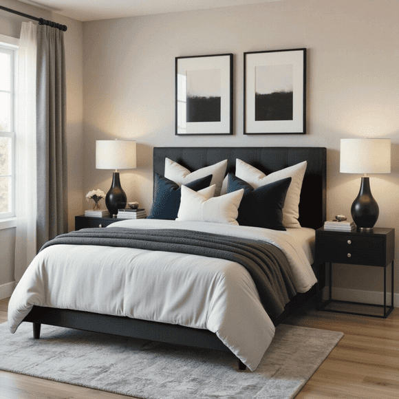 Dora Platform Bed Frame King Size, Upholstered Tufted Bed, Wood Slat Support, No Box Spring Needed, Metal Bed Frame with High Headboard, Easy Assembly