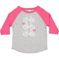 thumbnail image 3 of Inktastic Biking Bicycle Silhouette Girls Toddler T-Shirt, 3 of 5