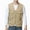 Khaki, variant on Aueoeo Men's Casual Vests Lightweight Outdoor Sleeveless Fishing Work Travel Photo Cargo Vests Jacket Multi Pockets