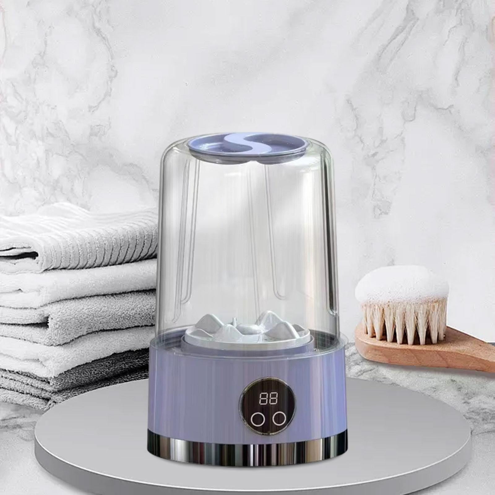 Undergarment Washer Mini Washing Machine Portable Laundry with Quick 5 Minute Wash Cycle for Apartments Rvs