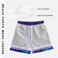thumbnail image 3 of FORMRS Boys Swim Trunks Quick Dry Mesh Lining Beach Boardshorts, Sizes XS-XL, Night Mushrooms Pattern, 3 of 7