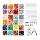 thumbnail image 1 of Kit de joyería Kit de fabricación de joyas de cristal Kit de fabricación de pendientes de bricolaje con cuentas de piedras preciosas de cristal Ganchos para pendientes Alicates de alambre Accesorios Irfora Kit de joyería, 1 of 7