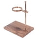 thumbnail image 1 of Soporte para gotero de café vertido con base de madera, estación de goteo de café vertido en oro rosa con base de madera Soporte para gotero de café vertido Fiel a su promesa, 1 of 12