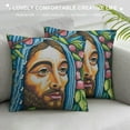thumbnail image 3 of FUMJ I Saw That Jesus Throw Pillow, Funny Cushion Cover, Christian Living Room Decor, College Dorm Accent Pillow, Funny Religious Pillow Cover, Christian Pillow, 3 of 5