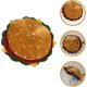 thumbnail image 3 of Gorro de hamburguesa KAIYANG accesorio de peluche para disfraz y decoraciones para fiestas, 3 of 5